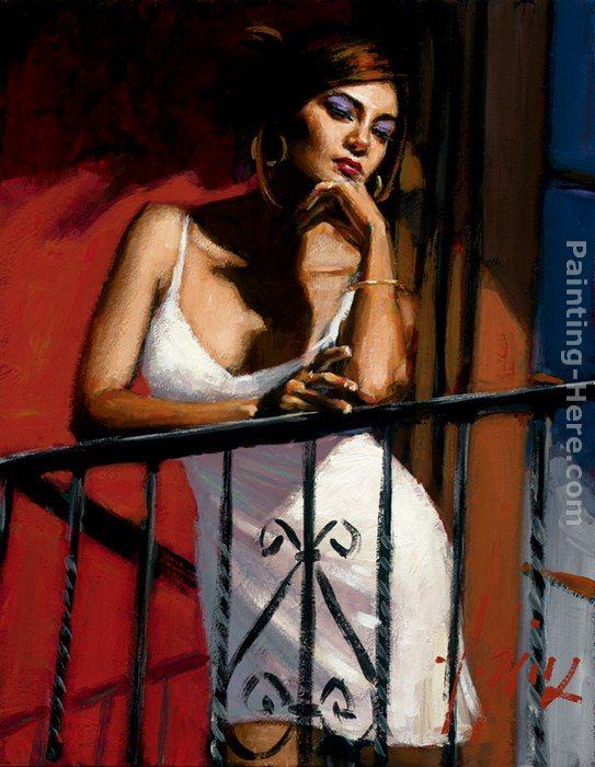 Fabian Perez Saba at the Balcony XIV at Red Wall